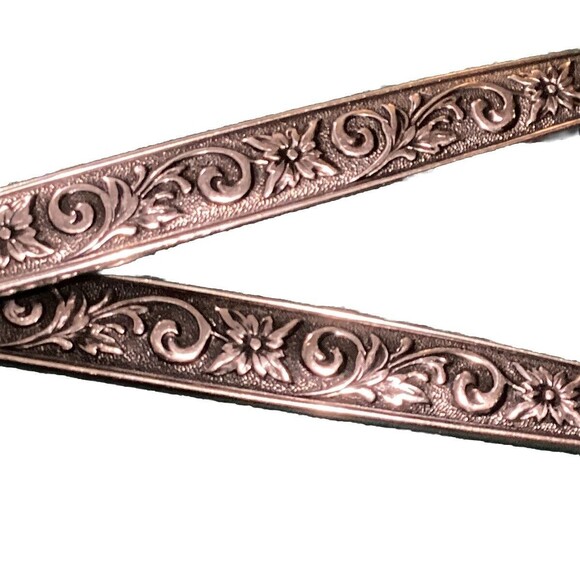 Vintage MCM Stainless Steel Floral Pattern Severing Folk & Spoon Set Japan - Picture 12 of 13